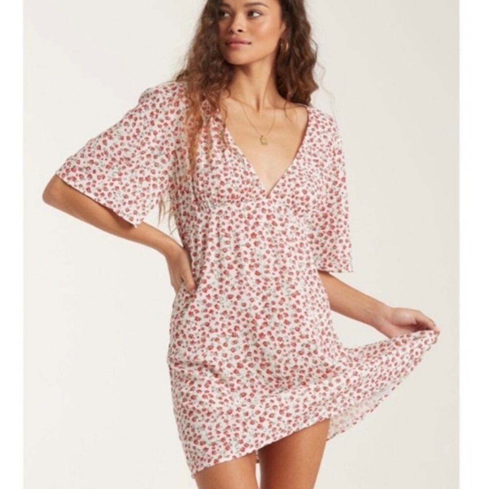 Billabong "Last Dance" floral mini dress size S